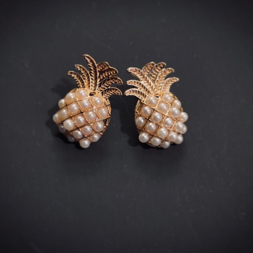 Pineapple Stud Earrings